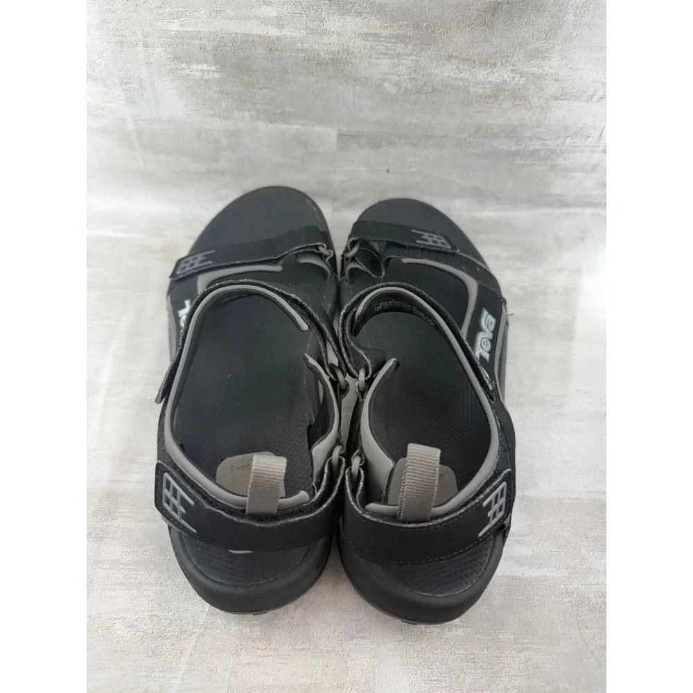 Teva Tanza Men Black Grey Sport Sandals Hiking Water Shoes 4289 Size 13
